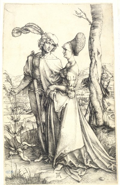 Spacer (Bartsch 94) autorstwa Albrecht Dürer