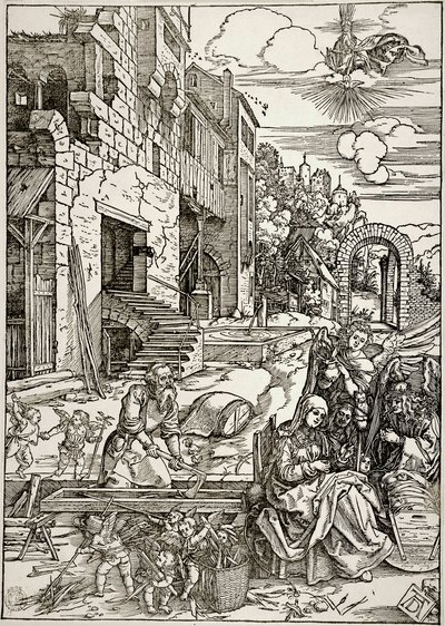 Życie Marii Panny: Pobyt Świętej Rodziny w Egipcie (Bartsch 90) autorstwa Albrecht Dürer
