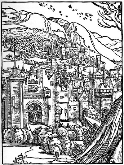 Krajobraz, 1498, 1936 autorstwa Albrecht Dürer