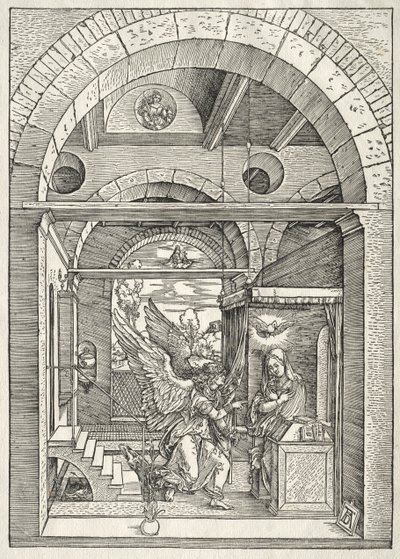 Życie Dziewicy: Zwiastowanie autorstwa Albrecht Dürer
