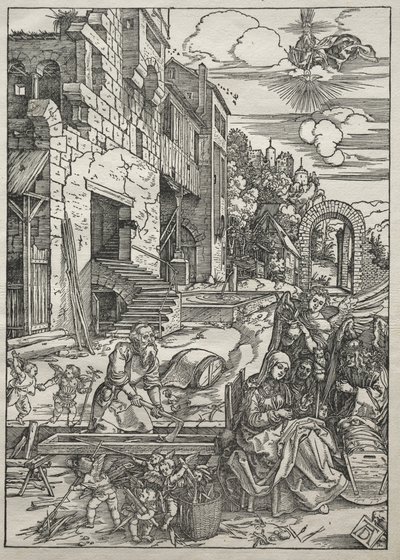 Życie Dziewicy: Odpoczynek w Egipcie autorstwa Albrecht Dürer