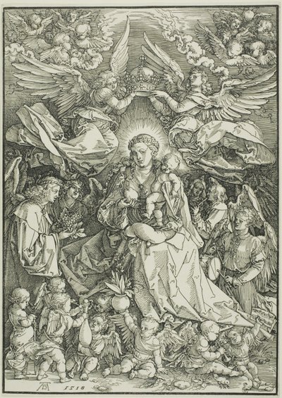 Madonna Królowa Aniołów autorstwa Albrecht Dürer