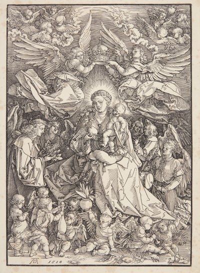 Madonna Królowa aniołów autorstwa Albrecht Dürer