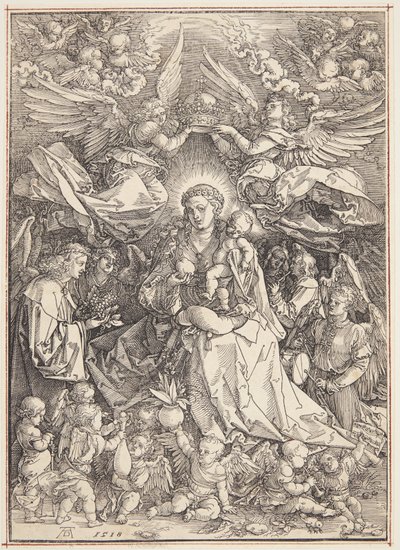 Madonna Królowa aniołów autorstwa Albrecht Dürer