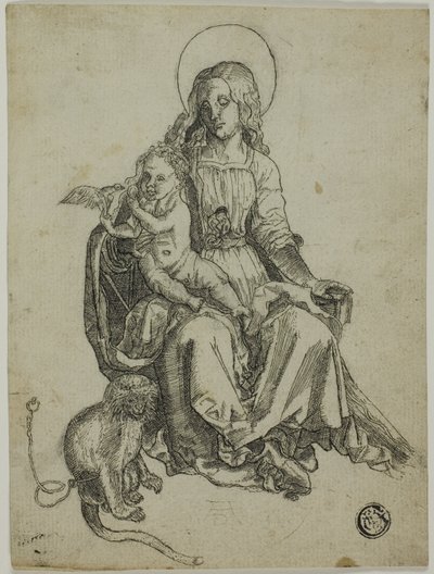 Madonna z Małpą autorstwa Albrecht Dürer