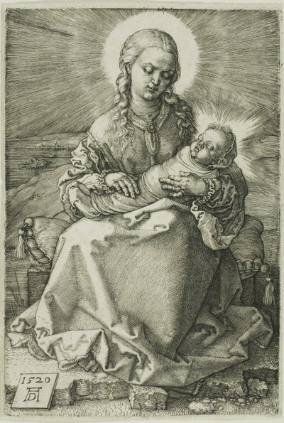 Madonna z owiniętym niemowlęciem autorstwa Albrecht Dürer