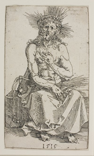 Siedzący Mąż Smutków autorstwa Albrecht Dürer