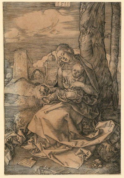 Maria z gruszką autorstwa Albrecht Dürer