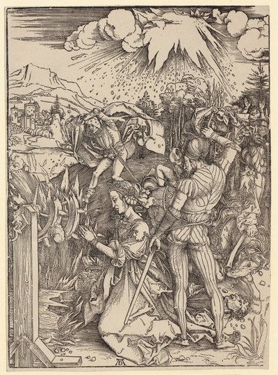Męczeństwo św. Katarzyny autorstwa Albrecht Dürer
