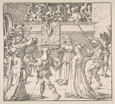 Taniec maskarady z pochodniami, 1922. autorstwa Albrecht Dürer