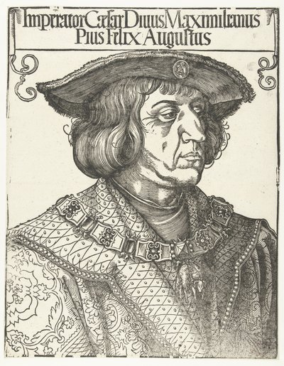 Maksymilian I autorstwa Albrecht Dürer