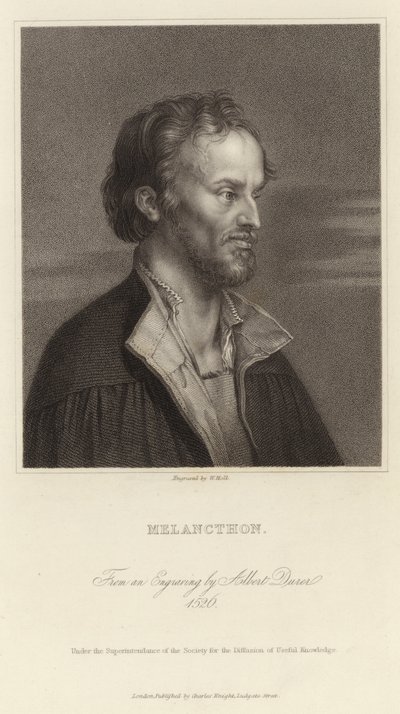 Melancthon - niemiecki reformator i współpracownik Marcina Lutra (1497 1560) autorstwa Albrecht Dürer