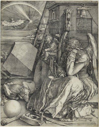 Melancolia I, 1514. autorstwa Albrecht Dürer