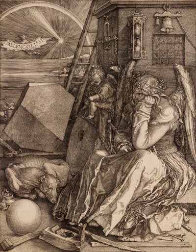 Melencolia I, 1514 autorstwa Albrecht Dürer