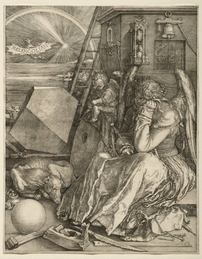 Melencolia I, 1514 autorstwa Albrecht Dürer