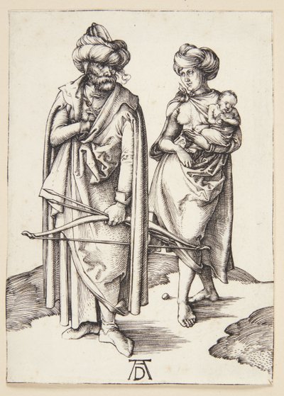 Rodzina orientalna autorstwa Albrecht Dürer