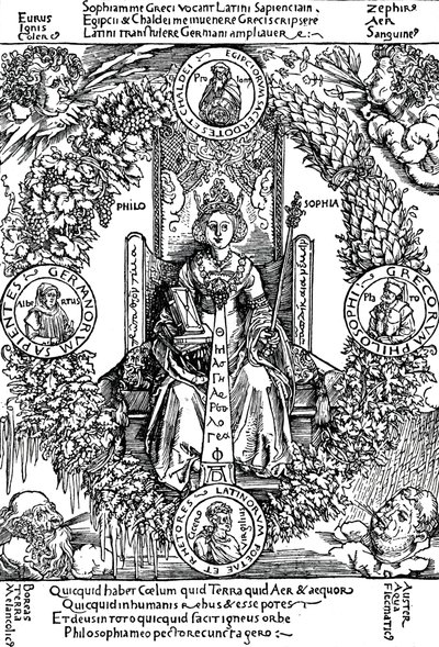 Filozofia, 1502 1906 autorstwa Albrecht Dürer