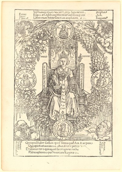 Filozofia (Philosophia) autorstwa Albrecht Dürer