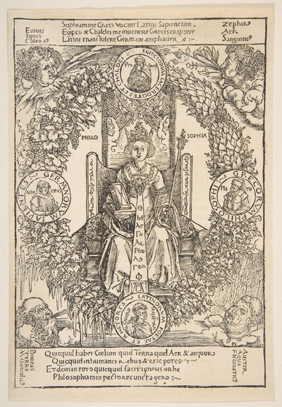 Filozofia.n.d. autorstwa Albrecht Dürer