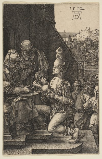 Piłat myjący ręce, z „Pasji”, 1512. autorstwa Albrecht Dürer