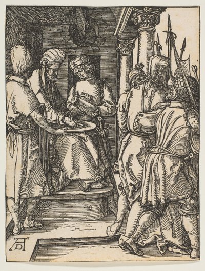 Piłat umywa ręce, z Małej pasji, ok. 201 1509. autorstwa Albrecht Dürer