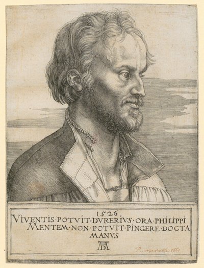 Portret Philippa Melanchthona autorstwa Albrecht Dürer