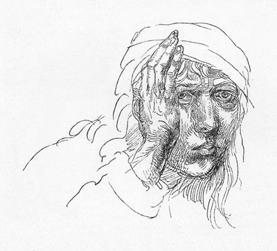 Portret Albrechta Durera jako chłopiec., c1491, 1906 autorstwa Albrecht Dürer