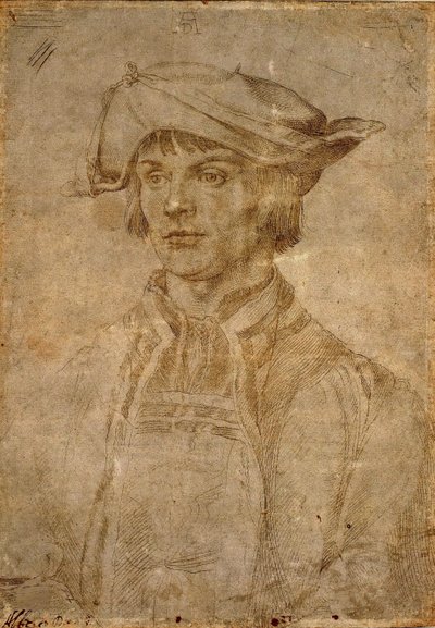 Portret Lucasa van Leydena, 1521. autorstwa Albrecht Dürer