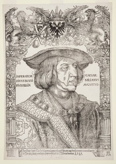 Portret Maksymiliana I autorstwa Albrecht Dürer