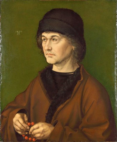 Portret ojca artysty autorstwa Albrecht Dürer