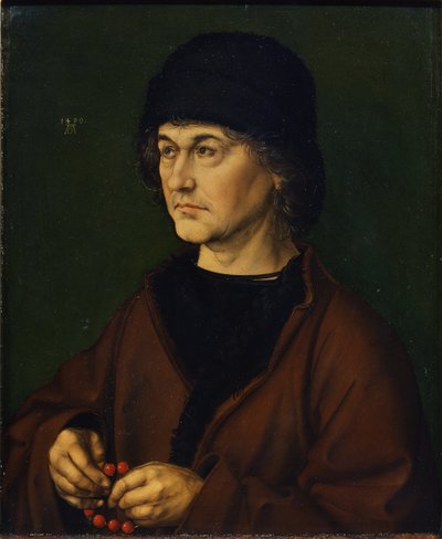 Portret ojca artysty, 1490 autorstwa Albrecht Dürer