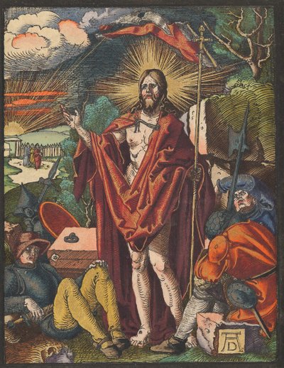 Zmartwychwstanie z Małego Drzeworytu Pasja.n.d. autorstwa Albrecht Dürer