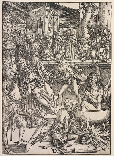 Objawienie św. Jana: męczeństwo św. Jana autorstwa Albrecht Dürer