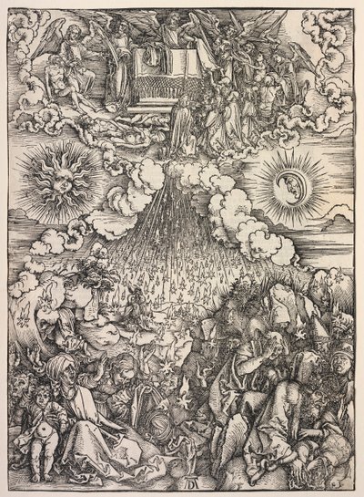 Objawienie św. Jana: otwarcie szóstej pieczęci autorstwa Albrecht Dürer