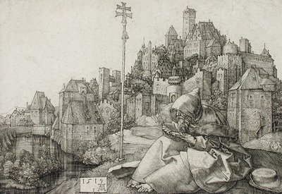 Czytanie o św. Antonim autorstwa Albrecht Dürer