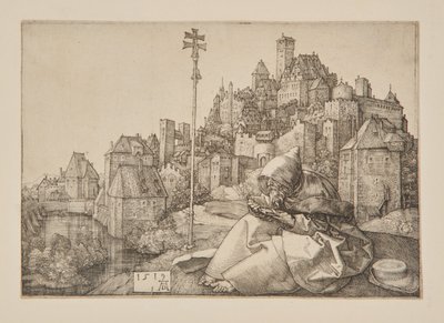 Święty Antoni czytający autorstwa Albrecht Dürer