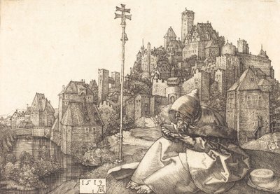 Św. Antoni czytanie, 1519. autorstwa Albrecht Dürer