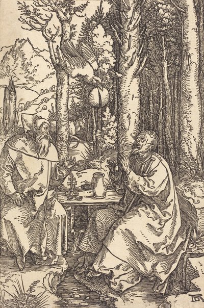 Św. Antoni i Św. 1504. autorstwa Albrecht Dürer