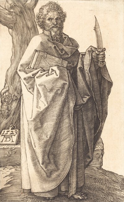Św. Bartłomiej, 1523. autorstwa Albrecht Dürer