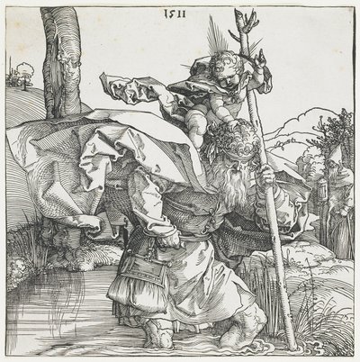 Święty Krzysztof autorstwa Albrecht Dürer