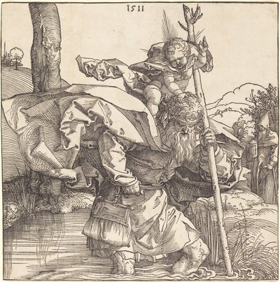 Święty Krzysztof autorstwa Albrecht Dürer