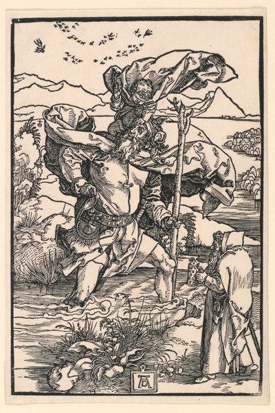 Święty Krzysztof autorstwa Albrecht Dürer