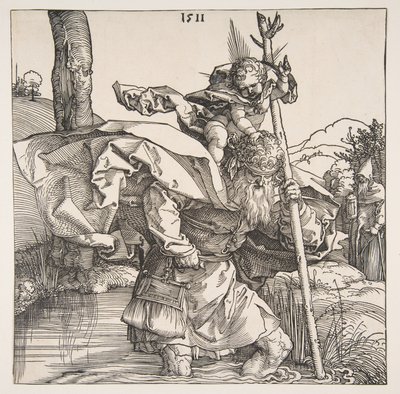 Święty Krzysztof autorstwa Albrecht Dürer