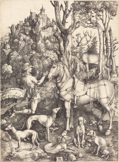 Święty Eustachy autorstwa Albrecht Dürer