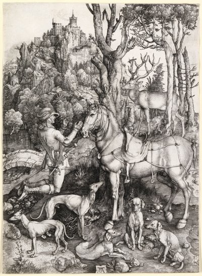 Święty Eustachy autorstwa Albrecht Dürer