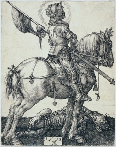 Święty Jerzy na koniu (Bartsch 54) autorstwa Albrecht Dürer