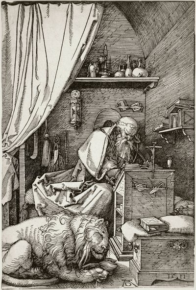 Święty Hieronim w swojej celi (Bartsch 114) autorstwa Albrecht Dürer