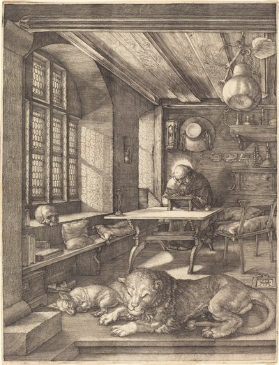Święty Hieronim w swoim gabinecie autorstwa Albrecht Dürer