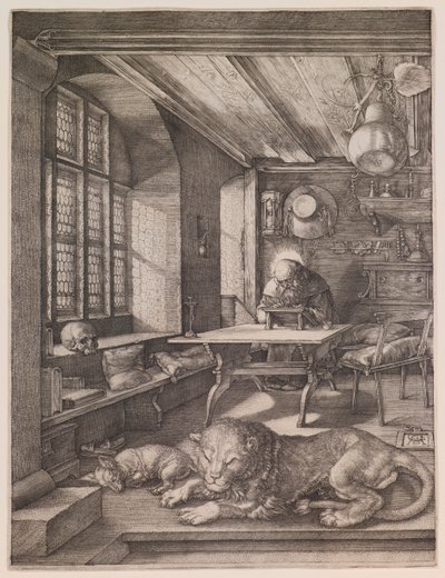 Święty Hieronim w swojej pracowni autorstwa Albrecht Dürer