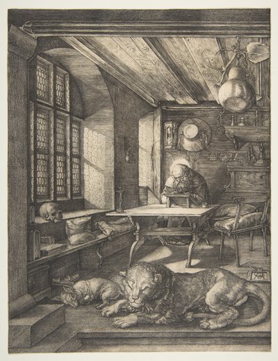 Święty Hieronim w swojej pracowni autorstwa Albrecht Dürer